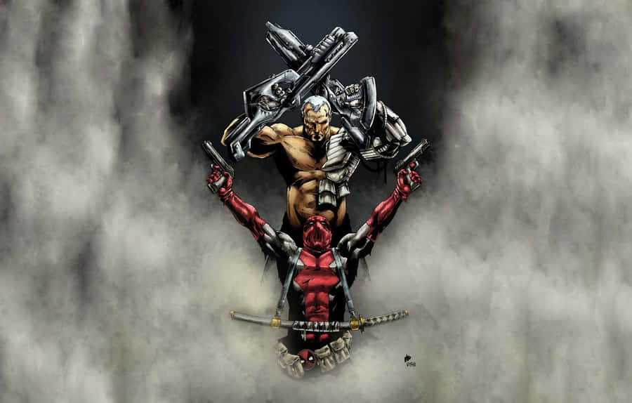 Deadpool And Cable Wallpaper
