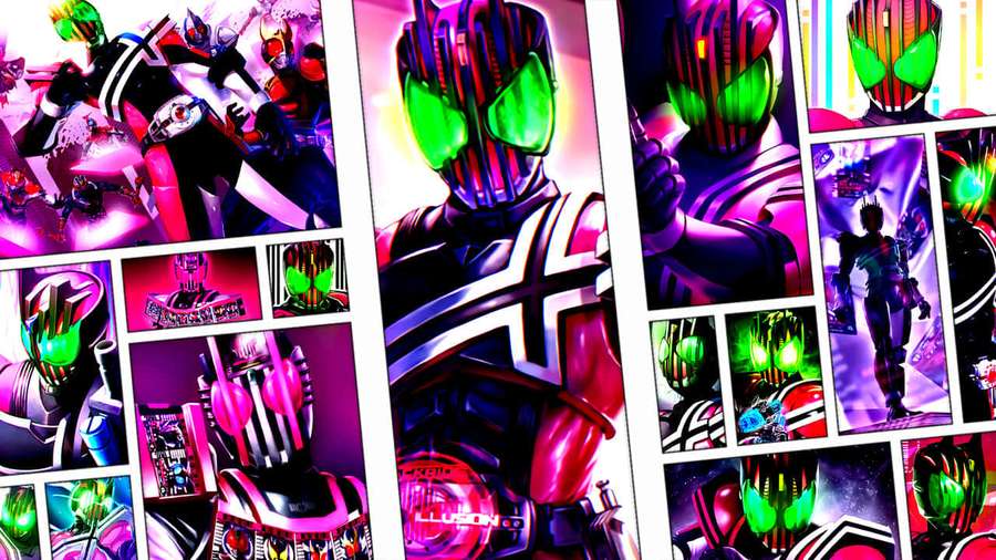 Collage de Kamen Rider Decade — Décadas Fondos de pantalla