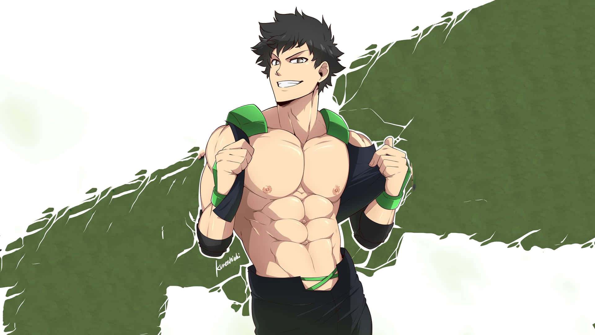 Deku Shirtless Wallpaper