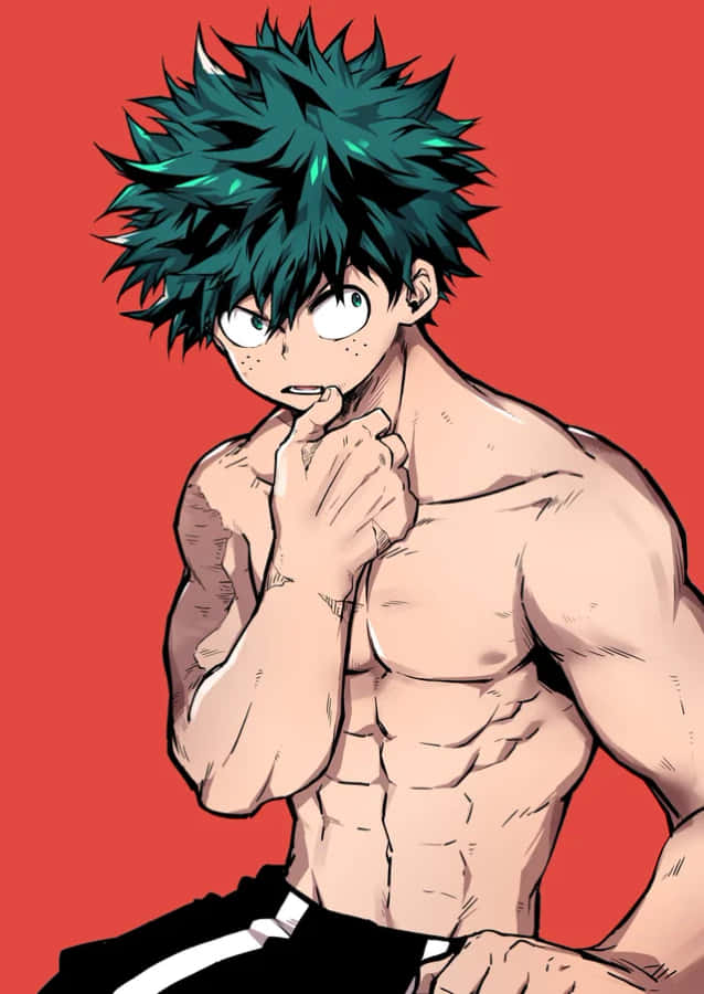 Deku Tanpa Baju Wallpaper