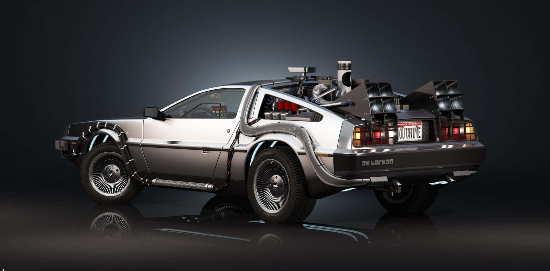 Delorean 4k Wallpaper