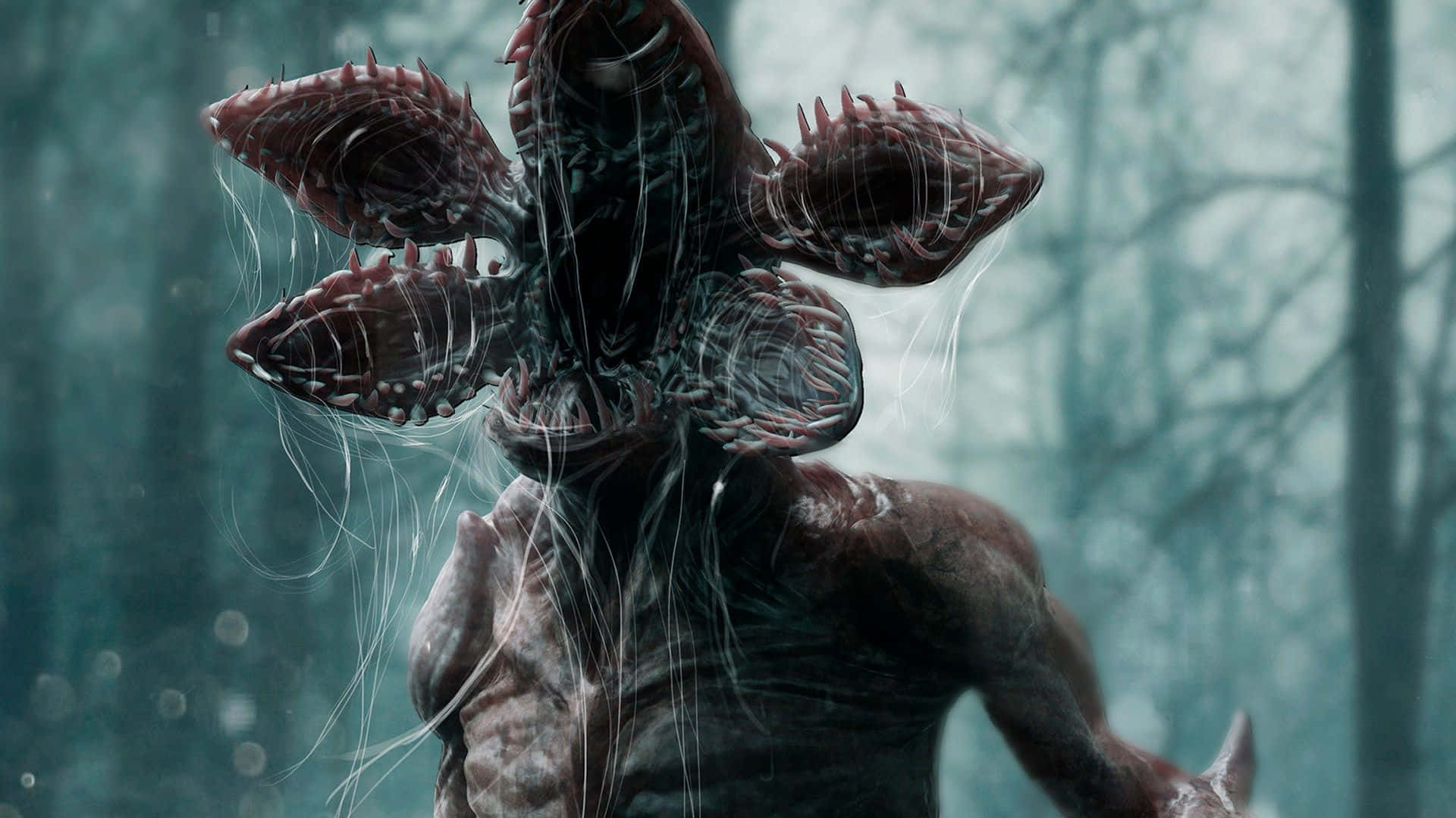Demogorgon Stranger Saker Wallpaper