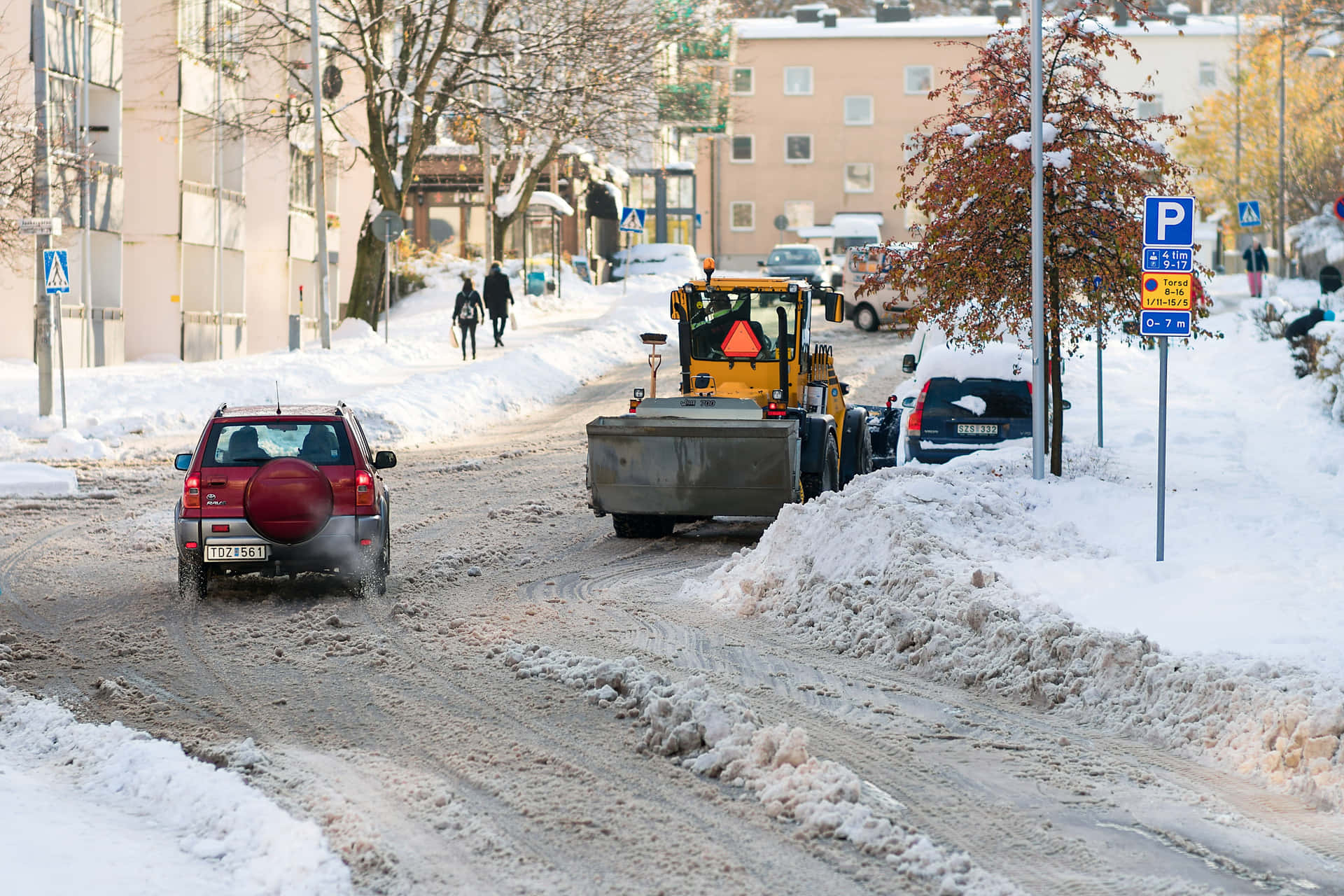 Déneigeuse Fond d'écran