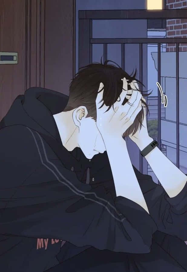 Depressed Anime Boy Wallpaper