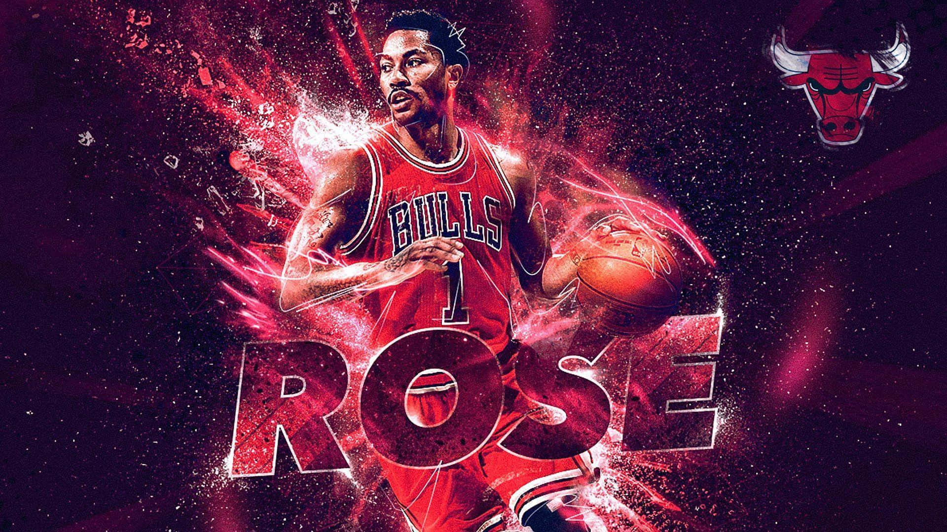 Derrick Rose Background Wallpaper