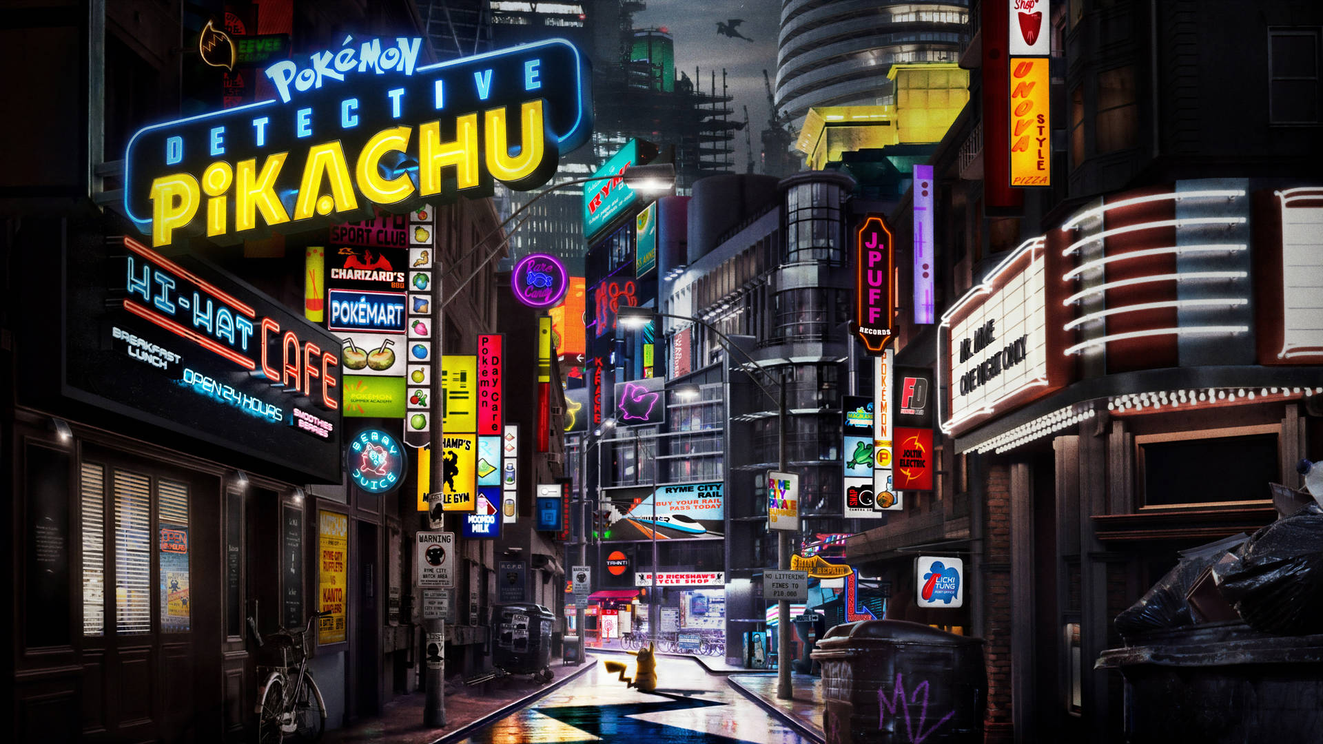 Detective Pikachu Taustakuva