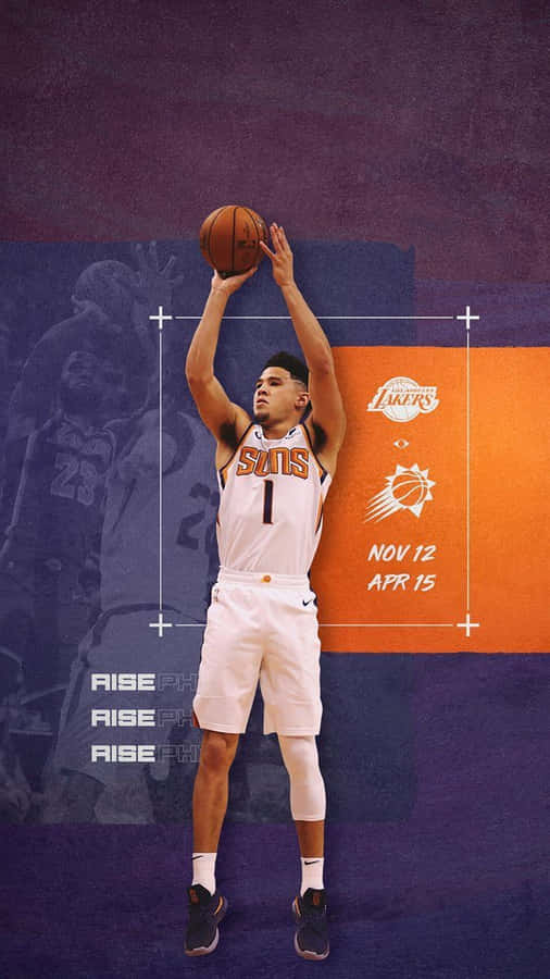 Devin Booker Iphone Wallpaper