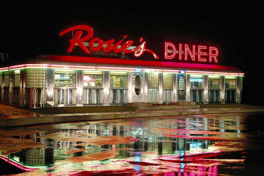 Diner Des Années 50 Fond d'écran