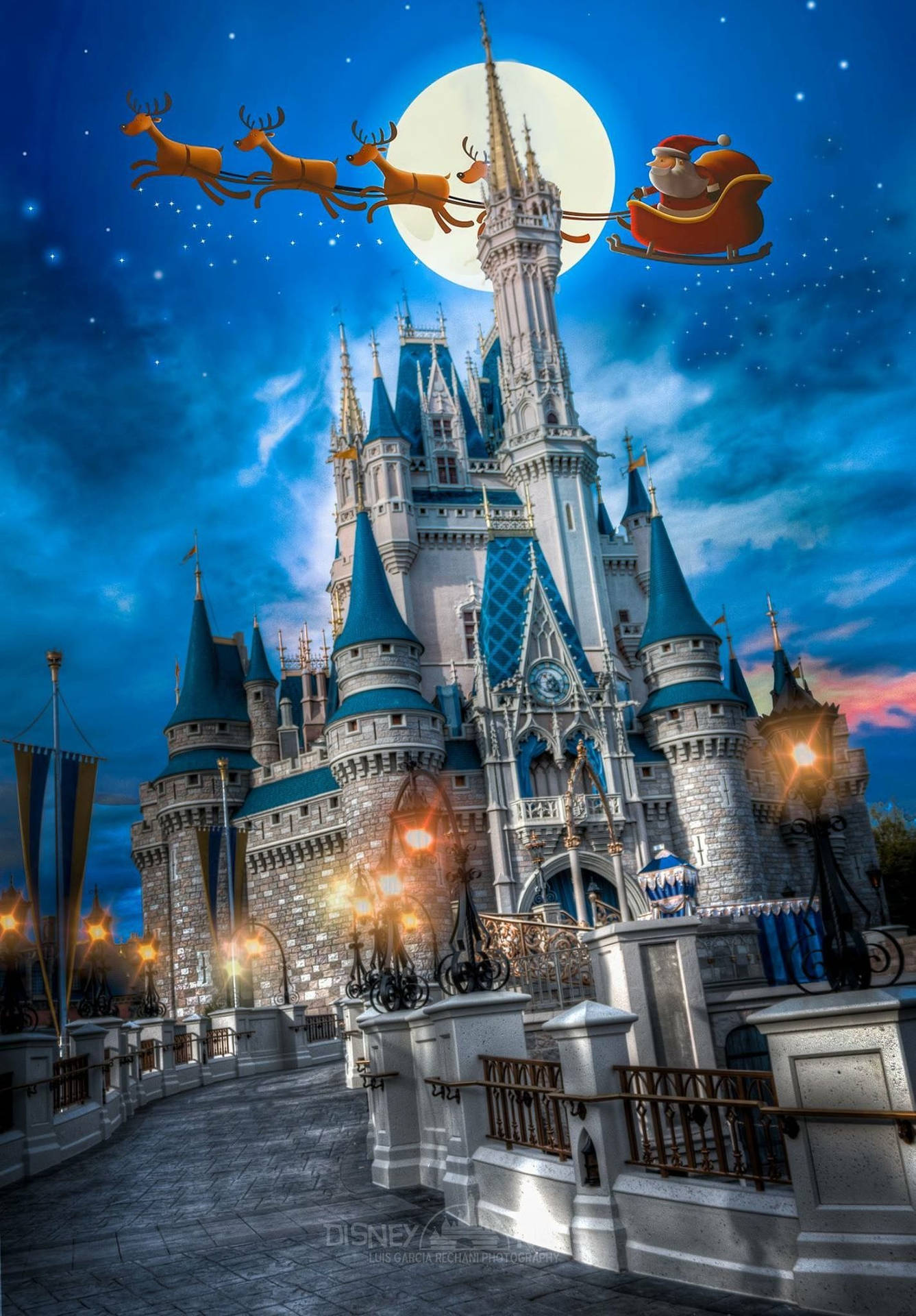 Disneyland Castle Im Hintergrundbilder