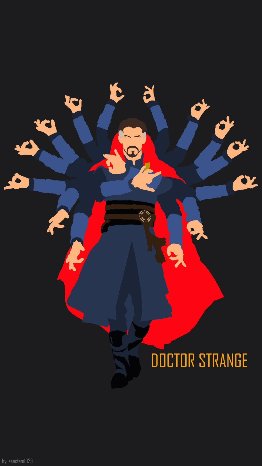 Doctor Strange Minimalistisch Achtergrond