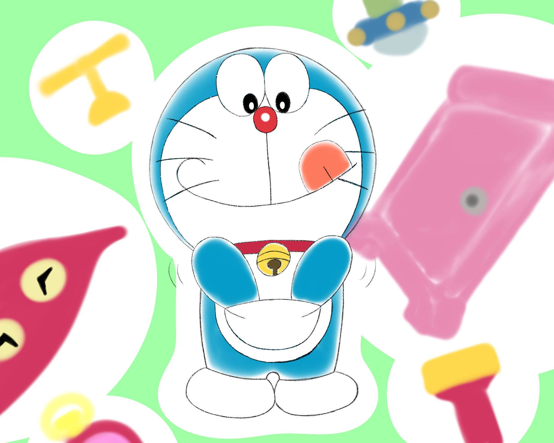 Doraemon Mignon Fond d'écran