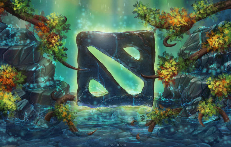 Dota 2 Logo Achtergrond