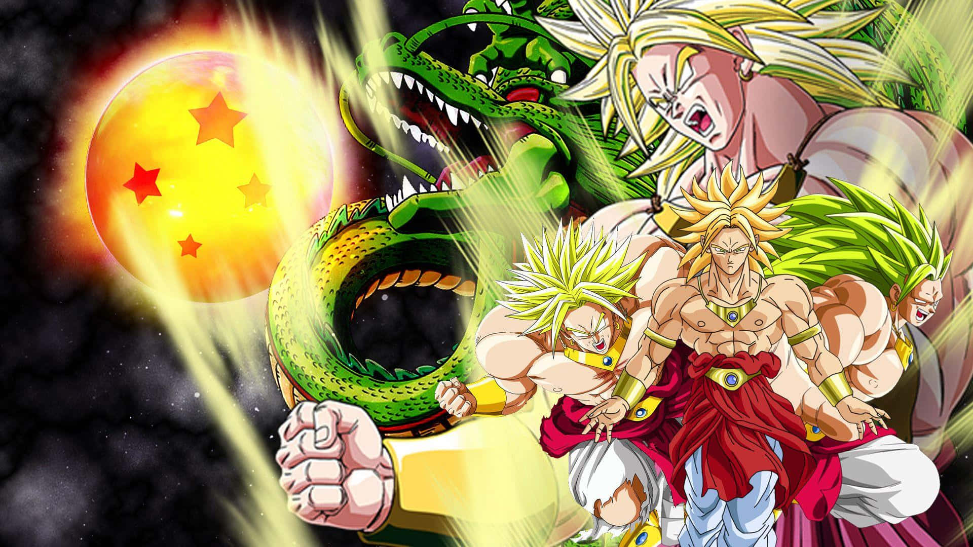 Dragon Ball Z Broly Achtergrond