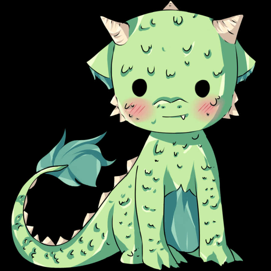 Dragon Kawaii Mignon Fond d'écran