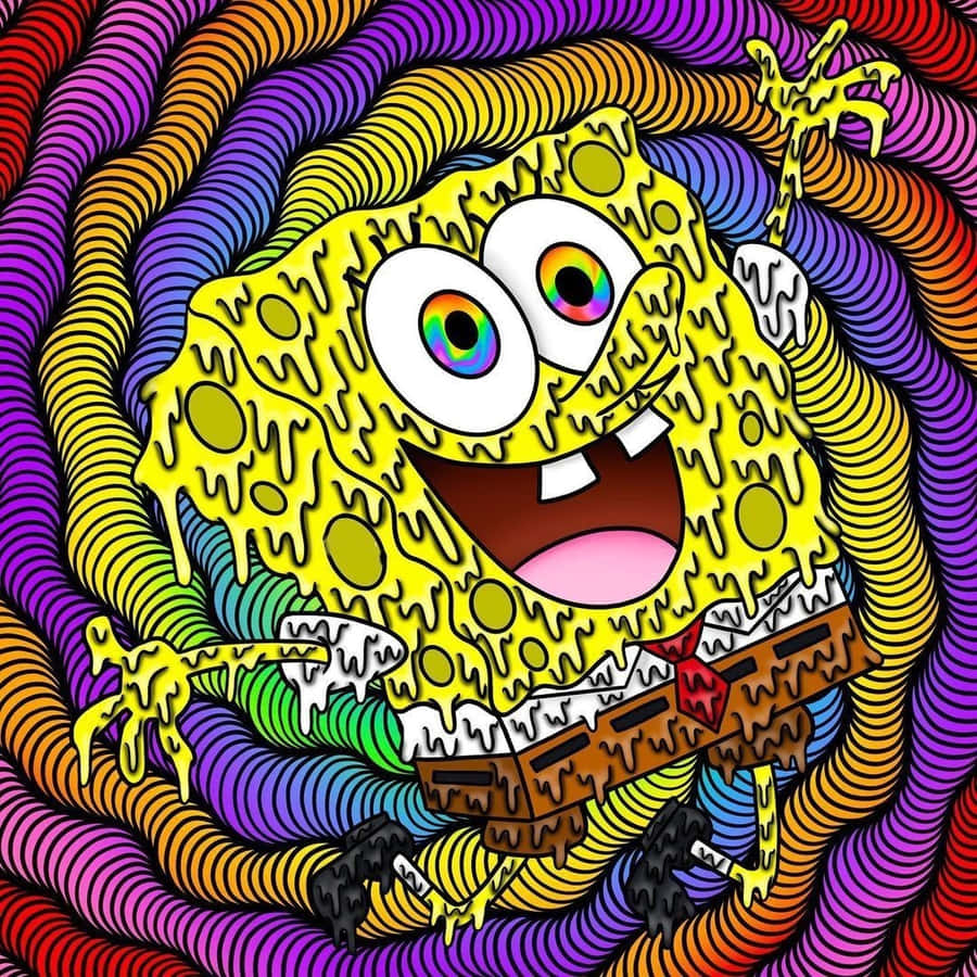 Drippy Spongebob Bakgrunnsbildet