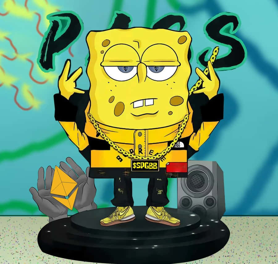 Drippy Spongebob Fond d'écran