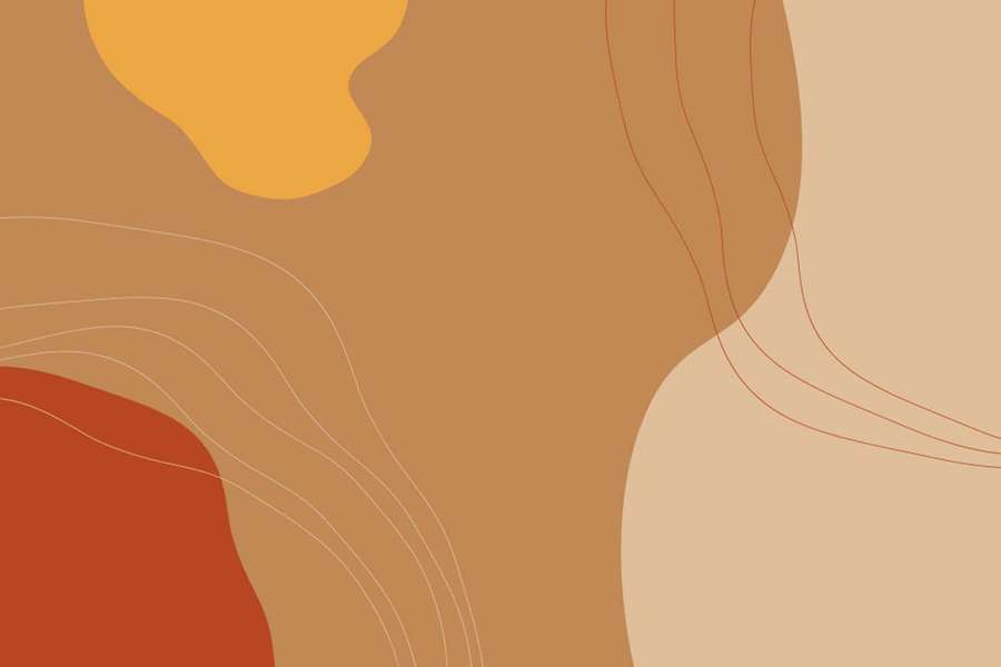 Abstract art with flowing lines and warm earthy colors for modern design. — Earth Tones Wallpaper