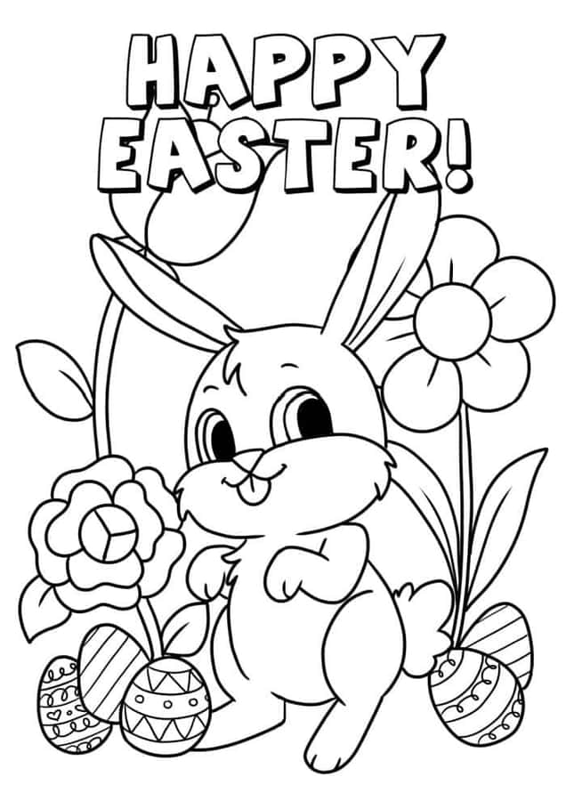 Easter Coloring Pictures Wallpaper