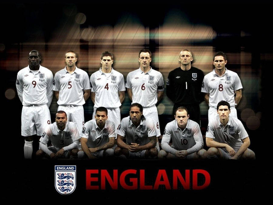 Englands Herrlandslag I Fotboll Wallpaper