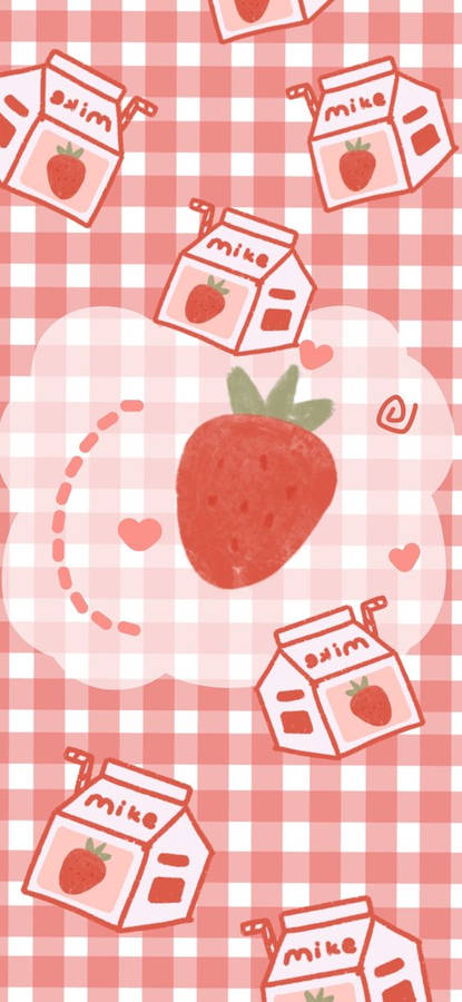 Erdbeermilch Wallpaper