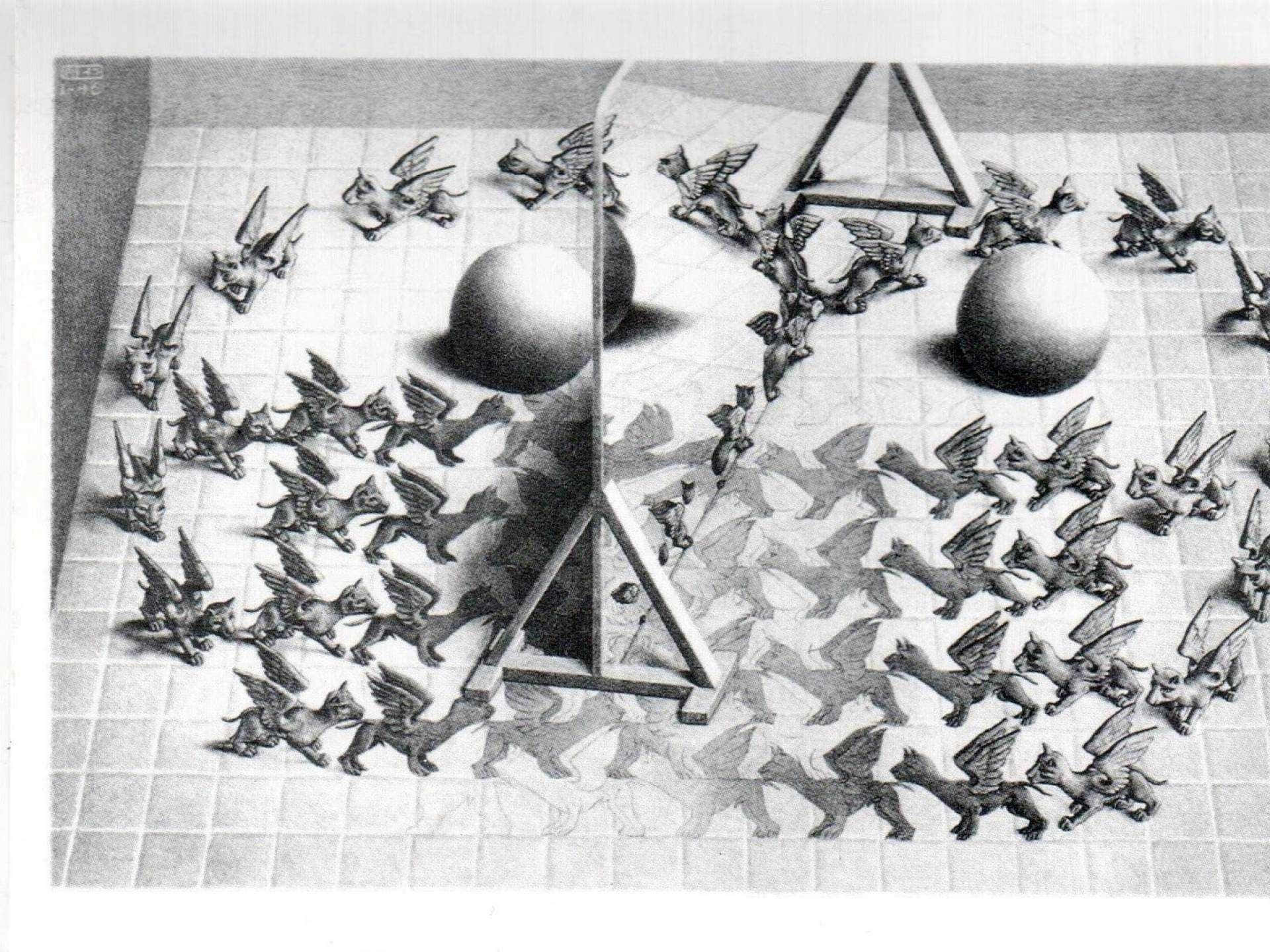 Escher Papel de Parede