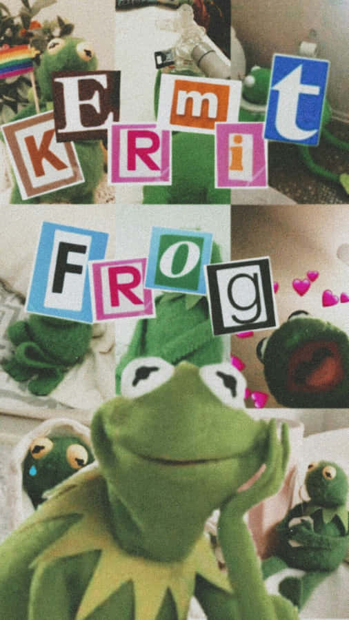 Estética De Kermit Fondo de pantalla