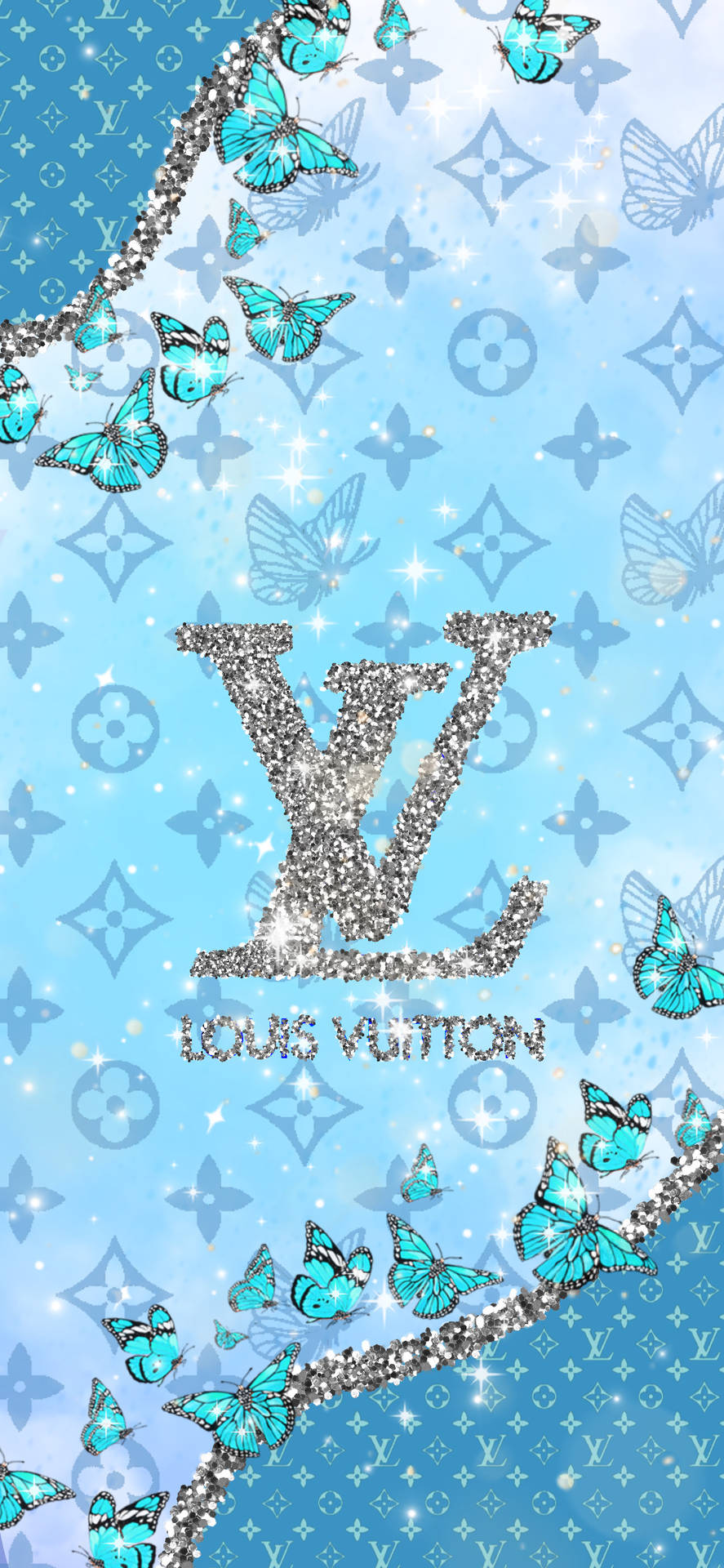 Estética Louis Vuitton Papel de Parede