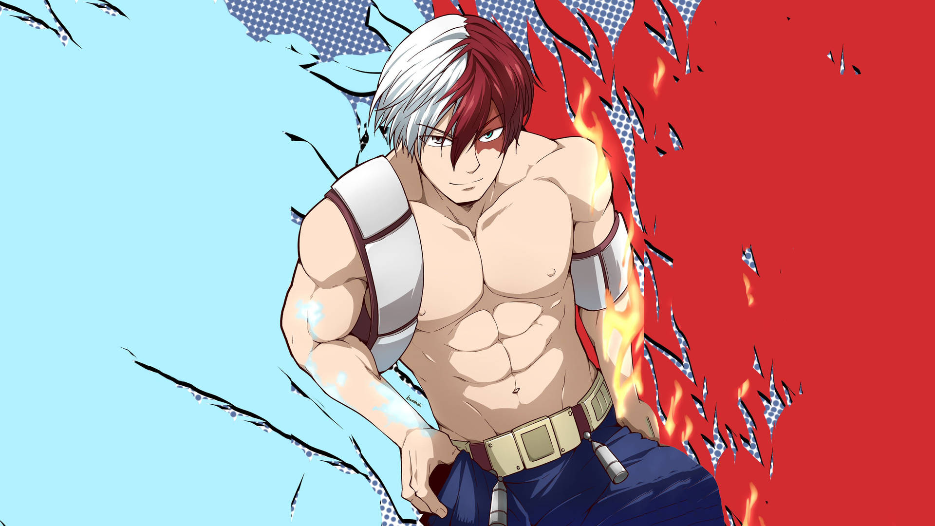 Estetika Todoroki Wallpaper