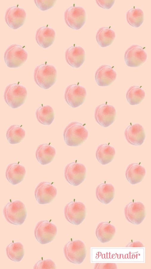 Estetisk Persika Rosa Wallpaper