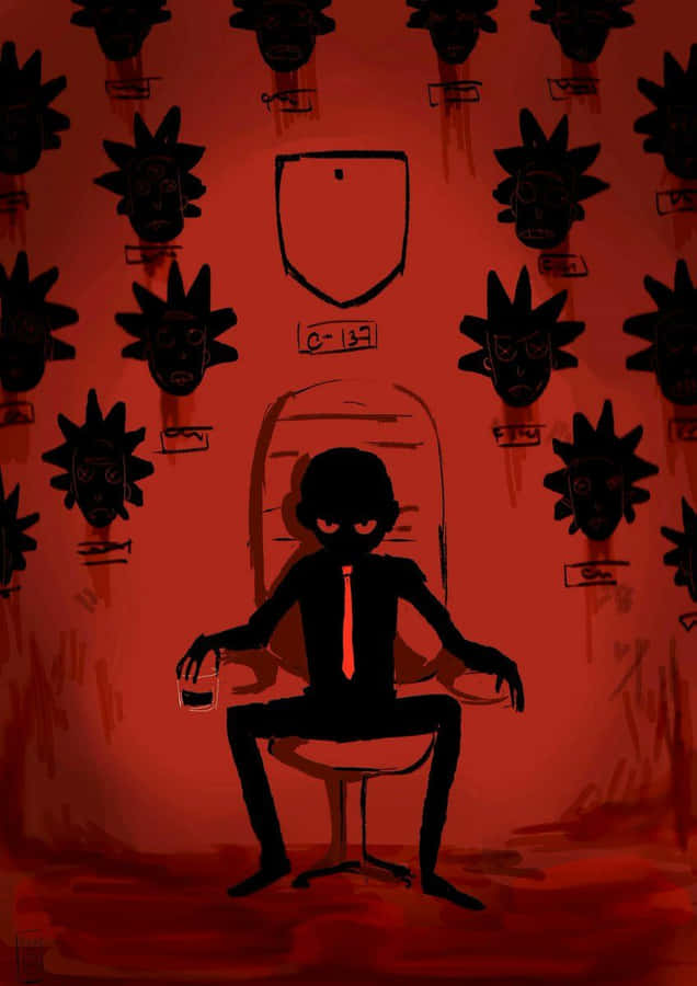 Evil Morty Bakgrunnsbildet