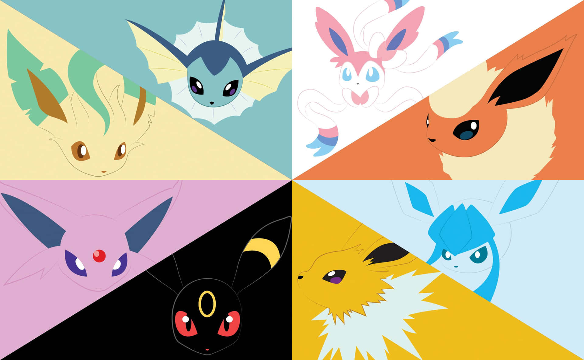 Evoluzioni Eevee Sfondo