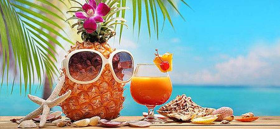 Summer Pineapple Facebook Cover — Facebook Cover Wallpaper
