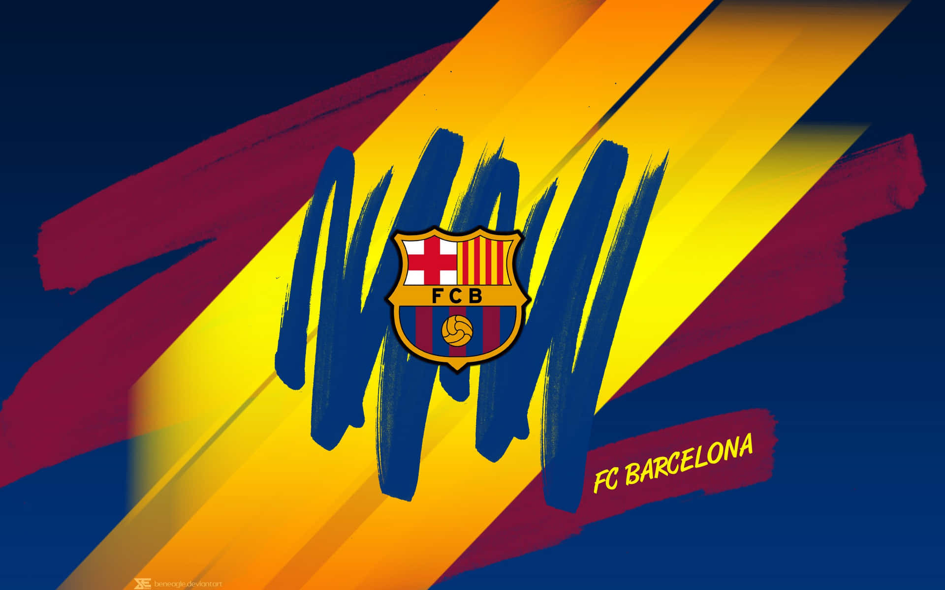 Fc Barcellona Desktop Sfondo