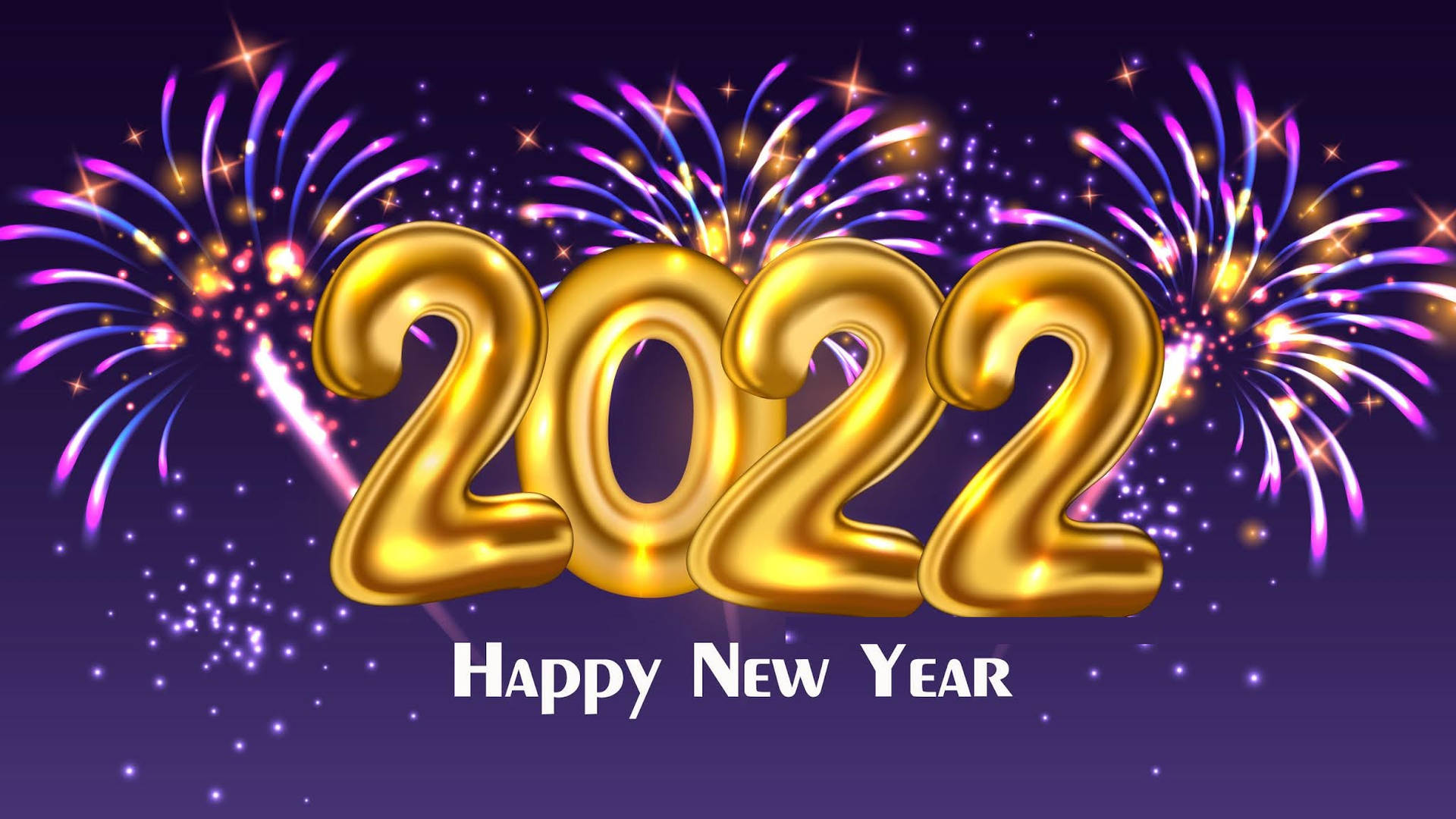 Feliz Ano Novo 2022 Papel de Parede