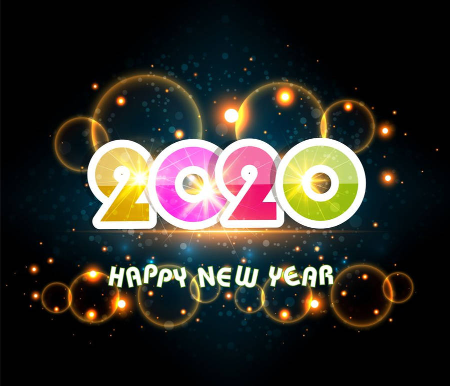 Feliz Año Nuevo 2020 Fondo de pantalla