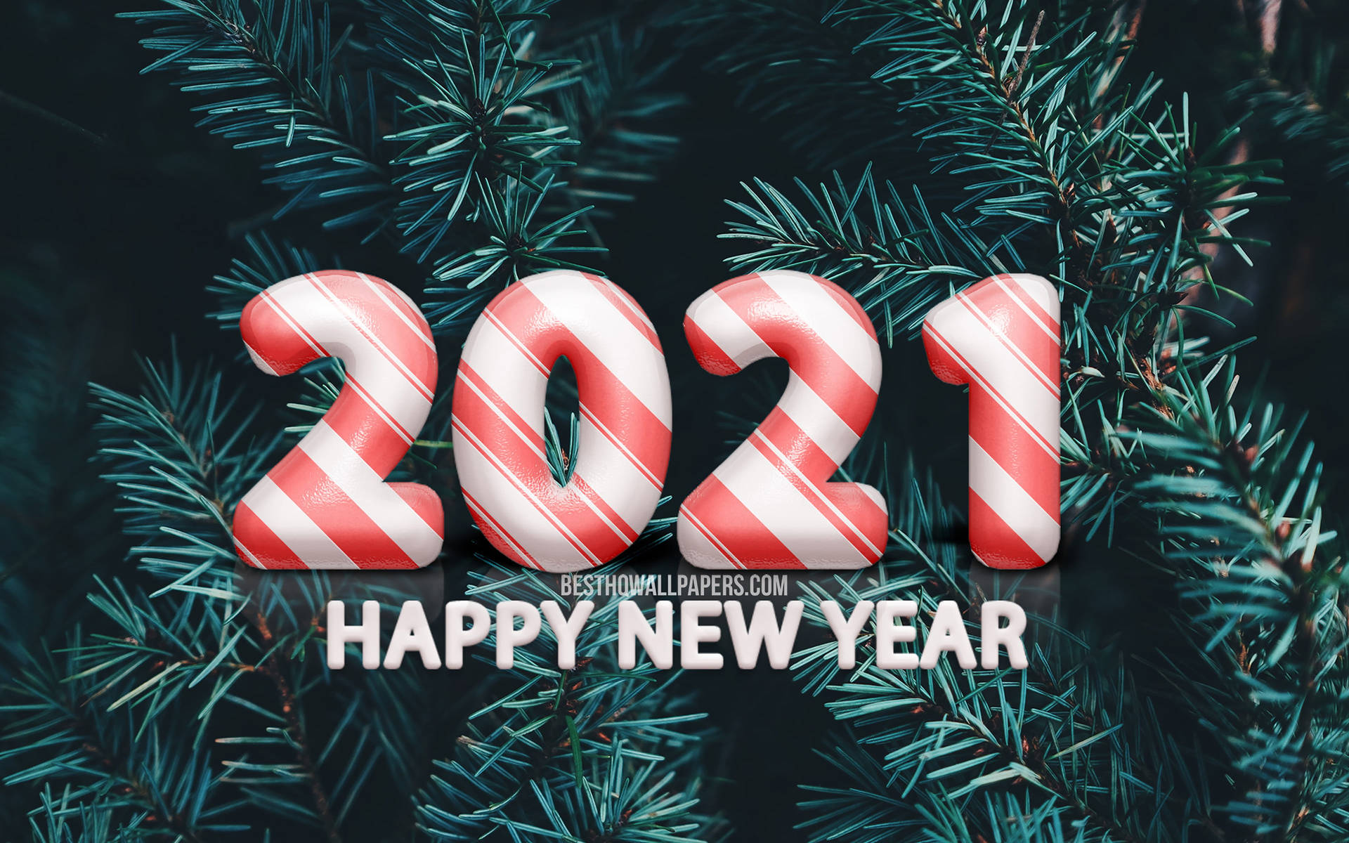 Feliz Año Nuevo 2021 Fondo de pantalla