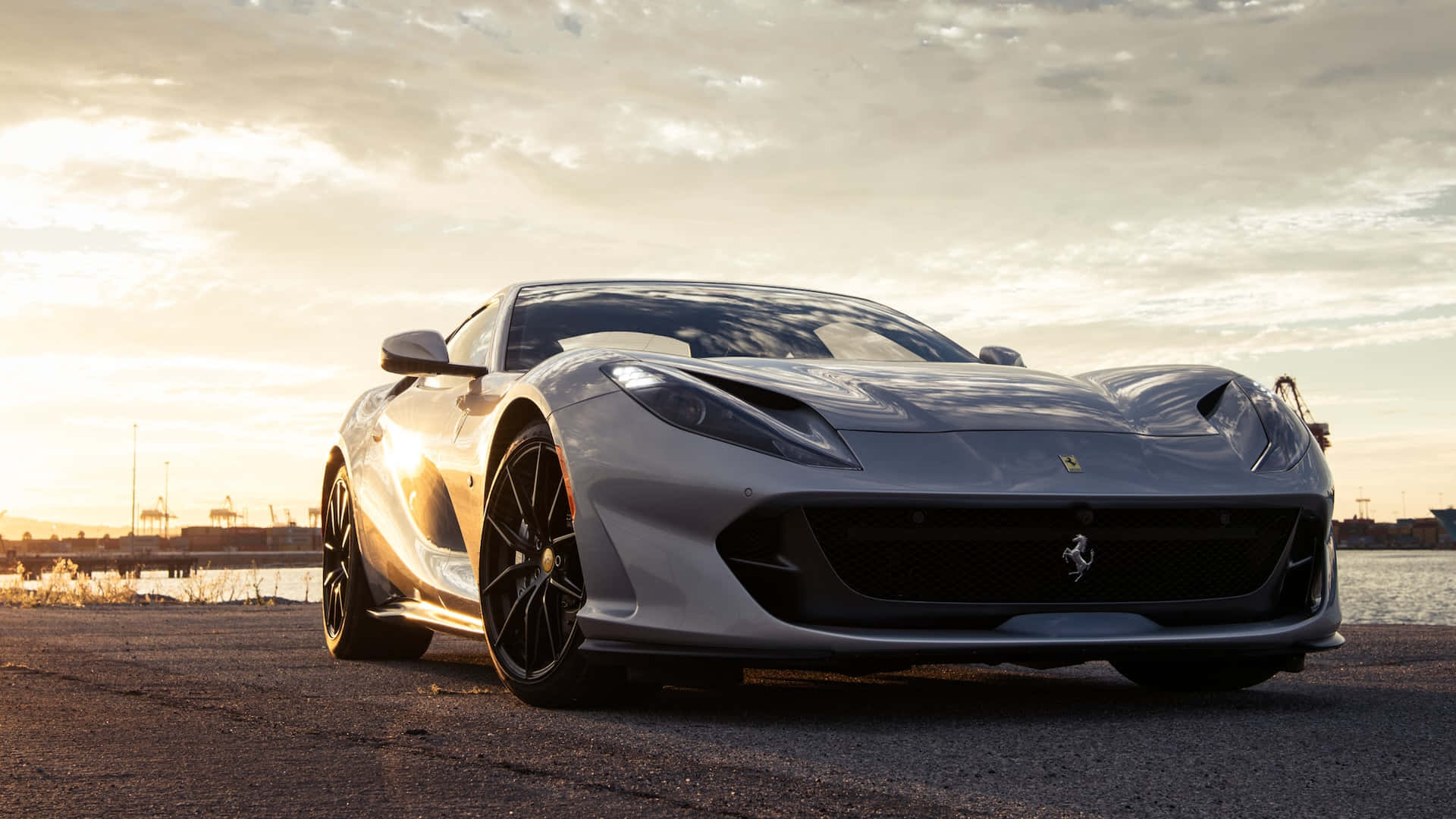 Ferrari 812 Superfast Achtergrond