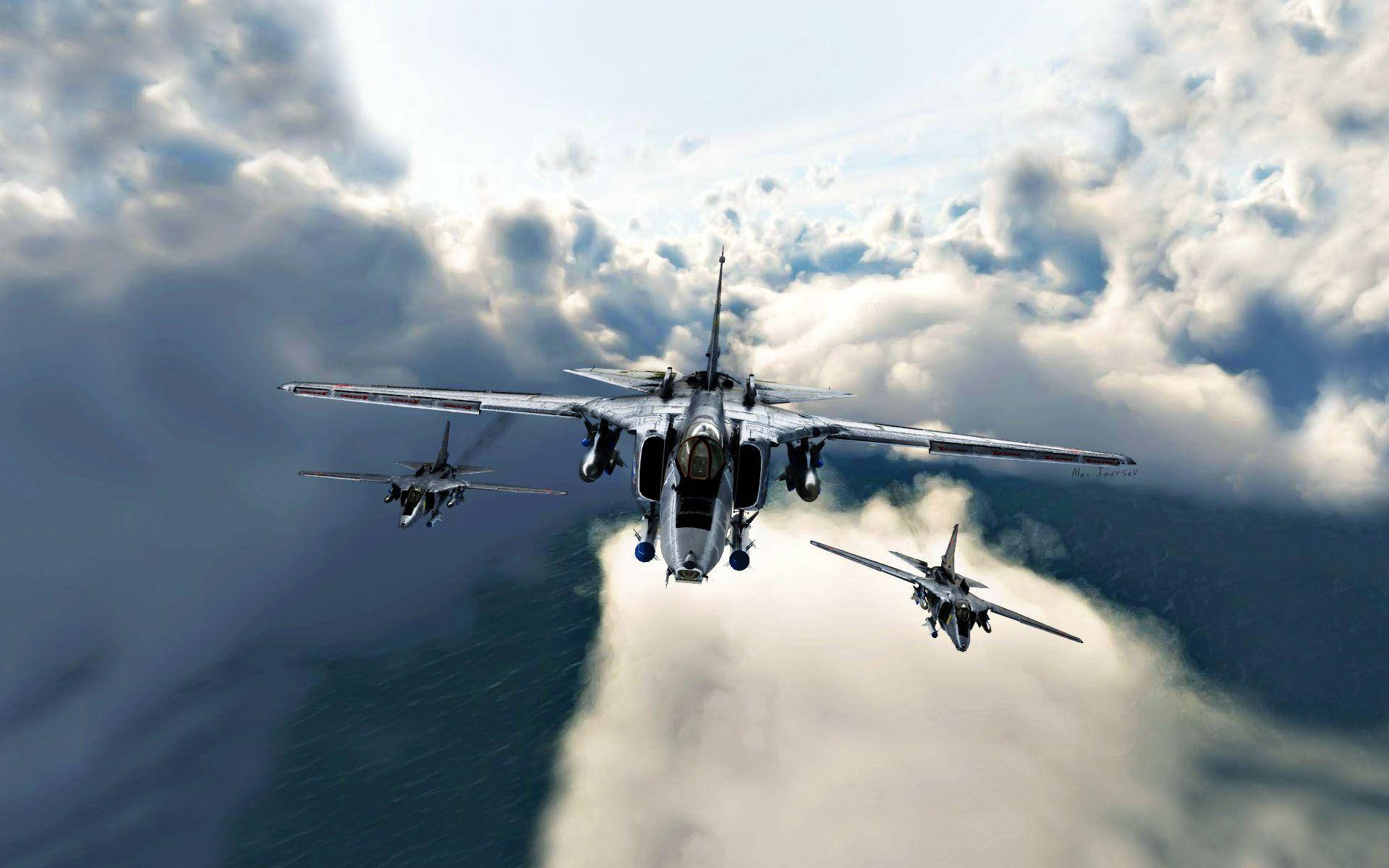 Fighter Jet Background Wallpaper