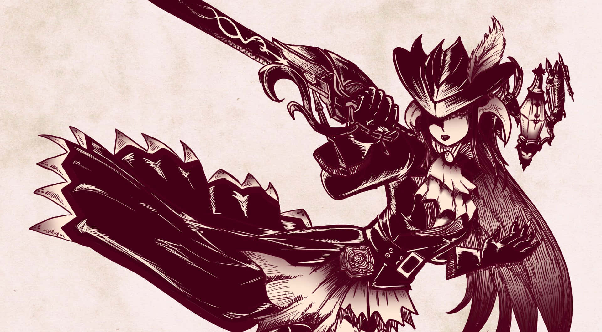 Final Fantasy Red Mage Bakgrunnsbildet