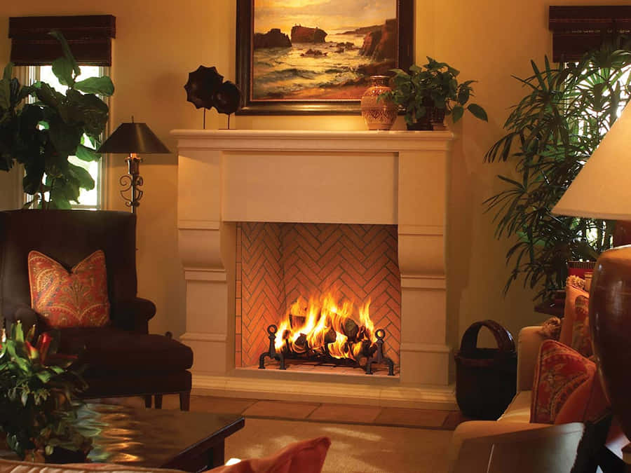 Fireplace Pictures Wallpaper
