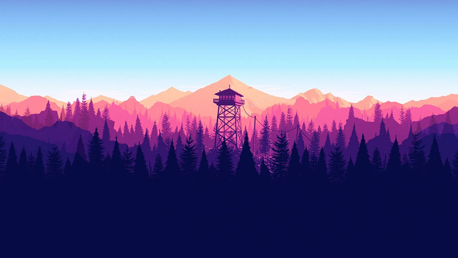 Firewatch Taustakuva