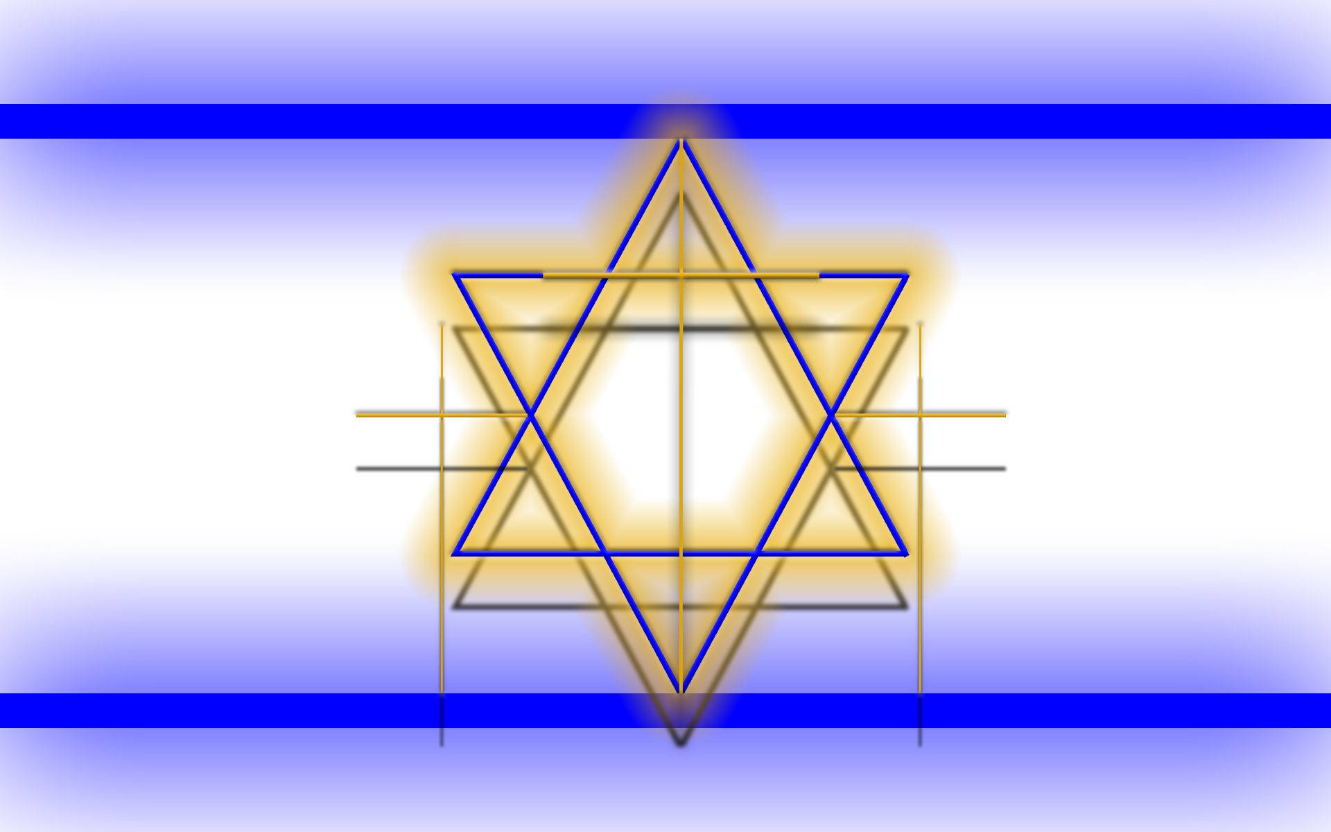 Flagge Israels Wallpaper