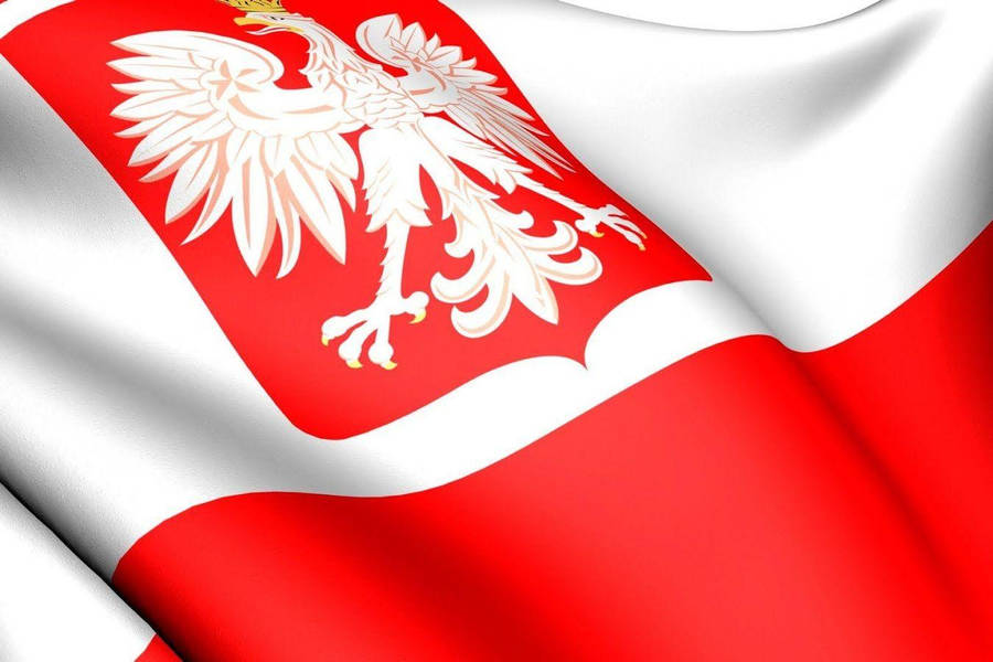 Flagge Polens Wallpaper