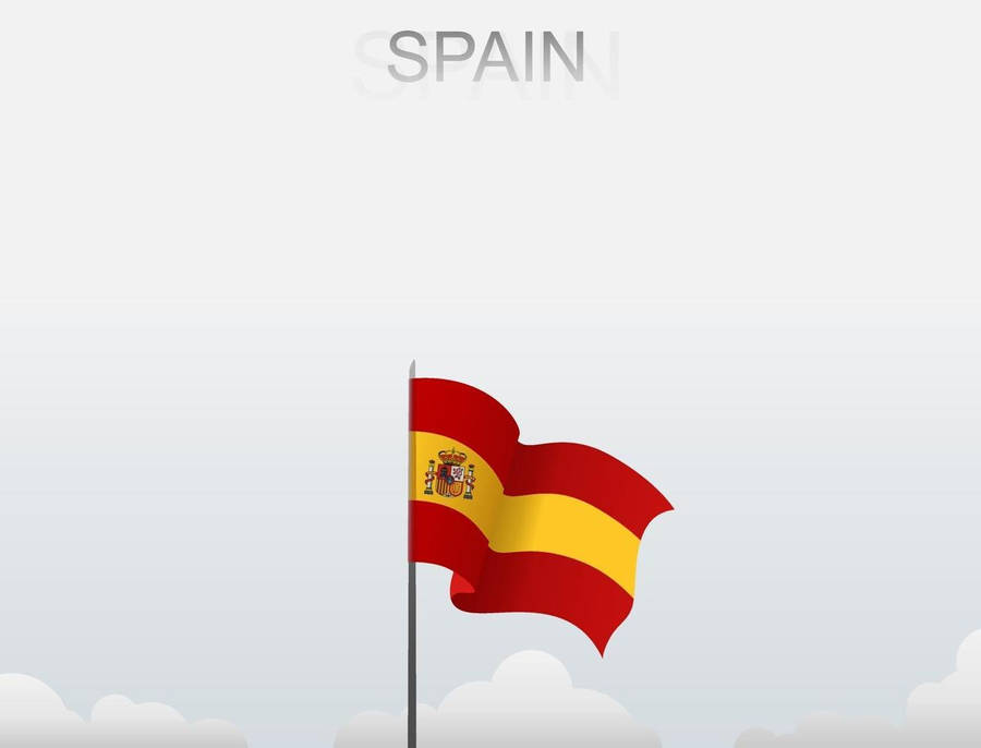 Flagge Spaniens Wallpaper