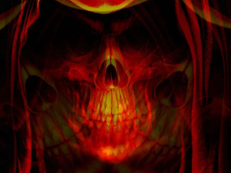 Flaming Skull Hintergrundbilder