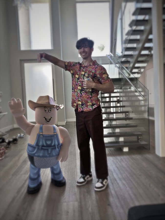 Flamingo Albert Wallpaper