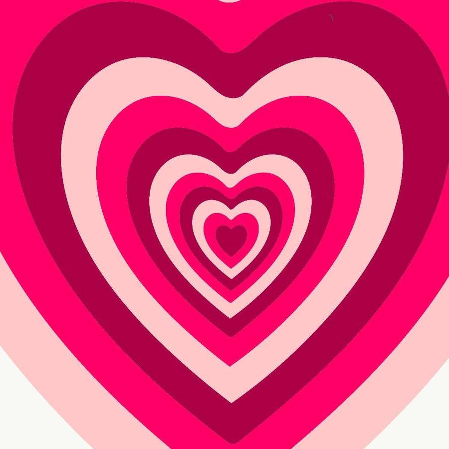 Corazones anidados en tonos rosas forman un patrón gráfico audaz. — Flor silvestre Fondos de pantalla