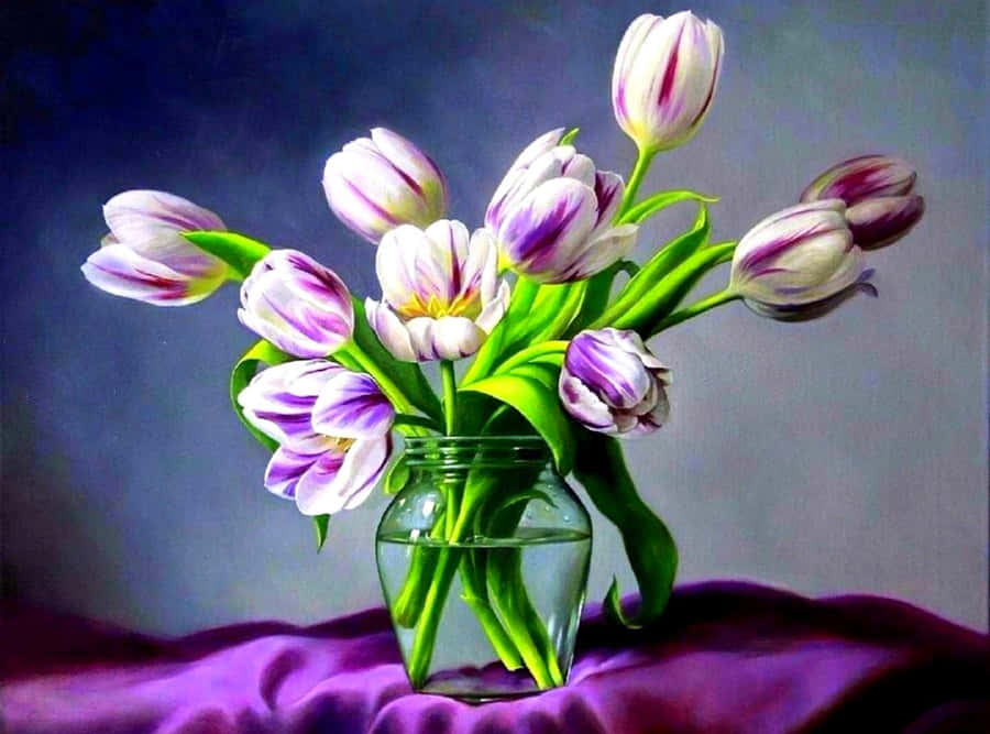 Flower Painting Pictures Wallpaper