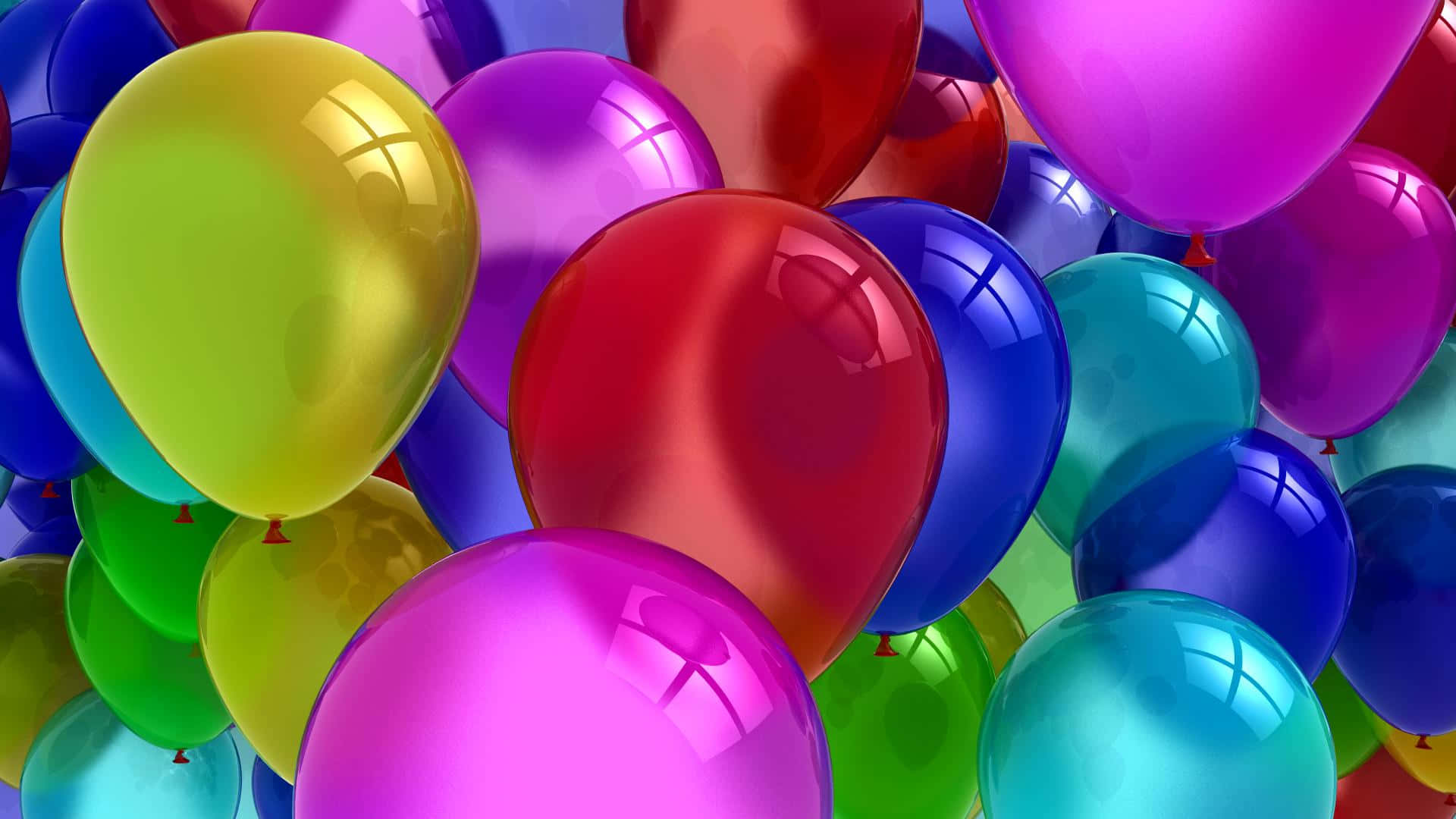 Födelsedag Ballonger Bakgrund