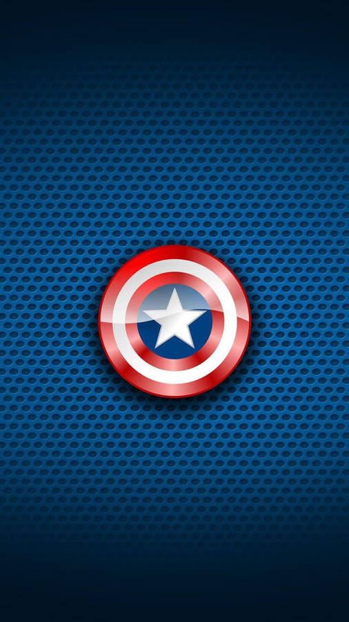 Fondo De Pantalla De Escudo De Capitán América Para Iphone Fondo de pantalla